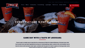 What Walk-ons.com website looked like in 2022 (2 years ago)