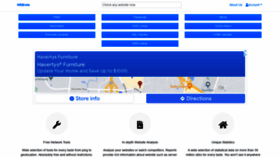 What Webrate.org website looked like in 2022 (3 years ago)