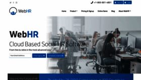 What Webhr.co website looked like in 2022 (2 years ago)