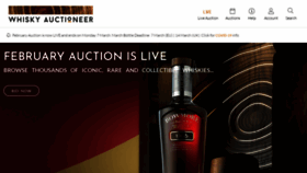 What Whiskyauctioneer.com website looked like in 2022 (2 years ago)