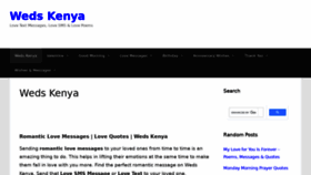 What Wedskenya.com website looked like in 2022 (2 years ago)