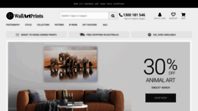 What Wallartprints.com.au website looked like in 2022 (2 years ago)