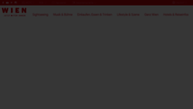 What Wien.info website looked like in 2022 (3 years ago)