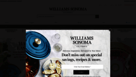 What Williams-sonoma.ca website looked like in 2022 (2 years ago)