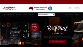 What Wineselectors.com.au website looked like in 2022 (2 years ago)