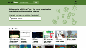 What Wikihow-fun.com website looked like in 2022 (2 years ago)