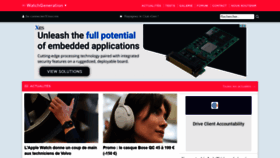 What Watchgeneration.fr website looked like in 2022 (3 years ago)