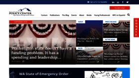 What Washingtonpolicy.org website looked like in 2022 (2 years ago)