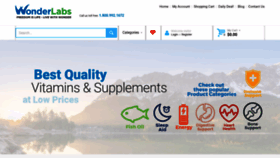 What Wonderlabs.com website looked like in 2022 (3 years ago)