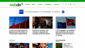 What Webdo.tn website looked like in 2022 (2 years ago)