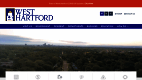 What Westhartfordct.gov website looked like in 2022 (2 years ago)