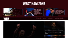 What Westhamzone.com website looked like in 2022 (2 years ago)