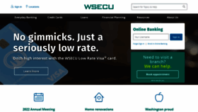 What Wsecu.org website looked like in 2022 (2 years ago)
