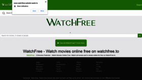 What Watchfree.website website looked like in 2022 (2 years ago)