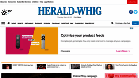 What Whig.com website looked like in 2022 (2 years ago)