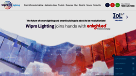 What Wiprolighting.com website looked like in 2022 (2 years ago)