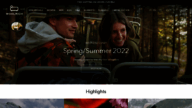 What Woolrich.com website looked like in 2022 (2 years ago)