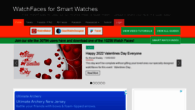 What Watchfaces.be website looked like in 2022 (2 years ago)