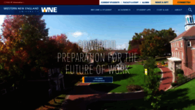What Wne.edu website looked like in 2022 (2 years ago)