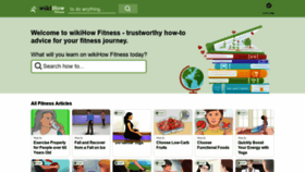 What Wikihow.fitness website looked like in 2022 (3 years ago)