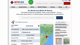 What Whatmyip.co website looked like in 2022 (2 years ago)
