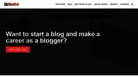 What Woblogger.com website looked like in 2022 (2 years ago)