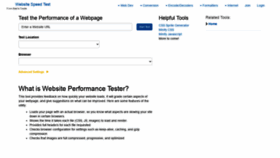 What Website-performance.org website looked like in 2022 (4 years ago)
