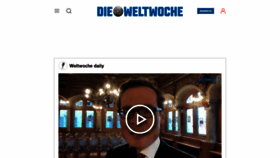 What Weltwoche.ch website looked like in 2022 (2 years ago)