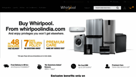 What Whirlpoolindia.com website looked like in 2022 (2 years ago)