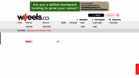 What Wheels.ca website looked like in 2022 (4 years ago)