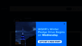 What Wqxr.org website looked like in 2022 (2 years ago)