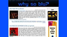 What Whysoblu.com website looked like in 2022 (2 years ago)