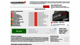 What Websitedown.info website looked like in 2022 (2 years ago)
