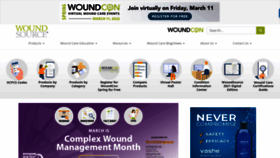 What Woundsource.com website looked like in 2022 (2 years ago)
