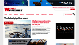 What Worldpipelines.com website looked like in 2022 (2 years ago)