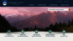 What Whatcomcounty.us website looked like in 2022 (2 years ago)