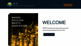 What Wetrc.org website looked like in 2022 (3 years ago)