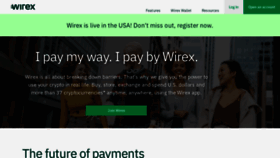 What Wirexapp.com website looked like in 2022 (2 years ago)