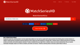 What Watchserieshd.one website looked like in 2022 (2 years ago)