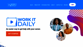 What Workitdaily.com website looked like in 2022 (2 years ago)
