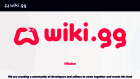 What Wiki.gg website looked like in 2022 (2 years ago)