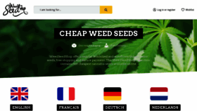 What Weedseedshop.com website looked like in 2022 (2 years ago)
