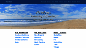 What Wavecast.com website looked like in 2022 (2 years ago)