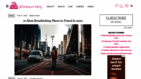 What Womanitely.com website looked like in 2022 (2 years ago)