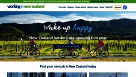 What Workingin-newzealand.com website looked like in 2022 (2 years ago)