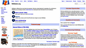 What Werelate.org website looked like in 2022 (2 years ago)