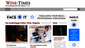What Wine-times.at website looked like in 2022 (2 years ago)