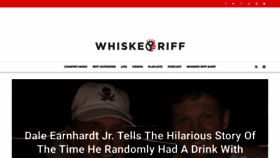 What Whiskeyriff.com website looked like in 2022 (2 years ago)