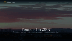 What Westcorpmg.com website looked like in 2022 (2 years ago)