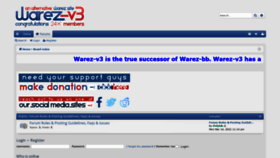 What Warez-v3.org website looked like in 2022 (2 years ago)